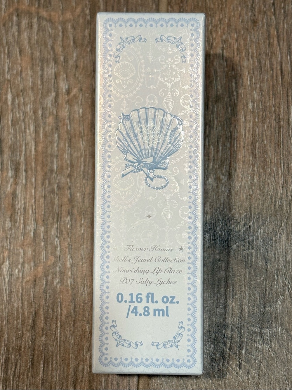 Flower Knows Shell’s Jewels Nourishing Lip Glaze in Salty Lychee